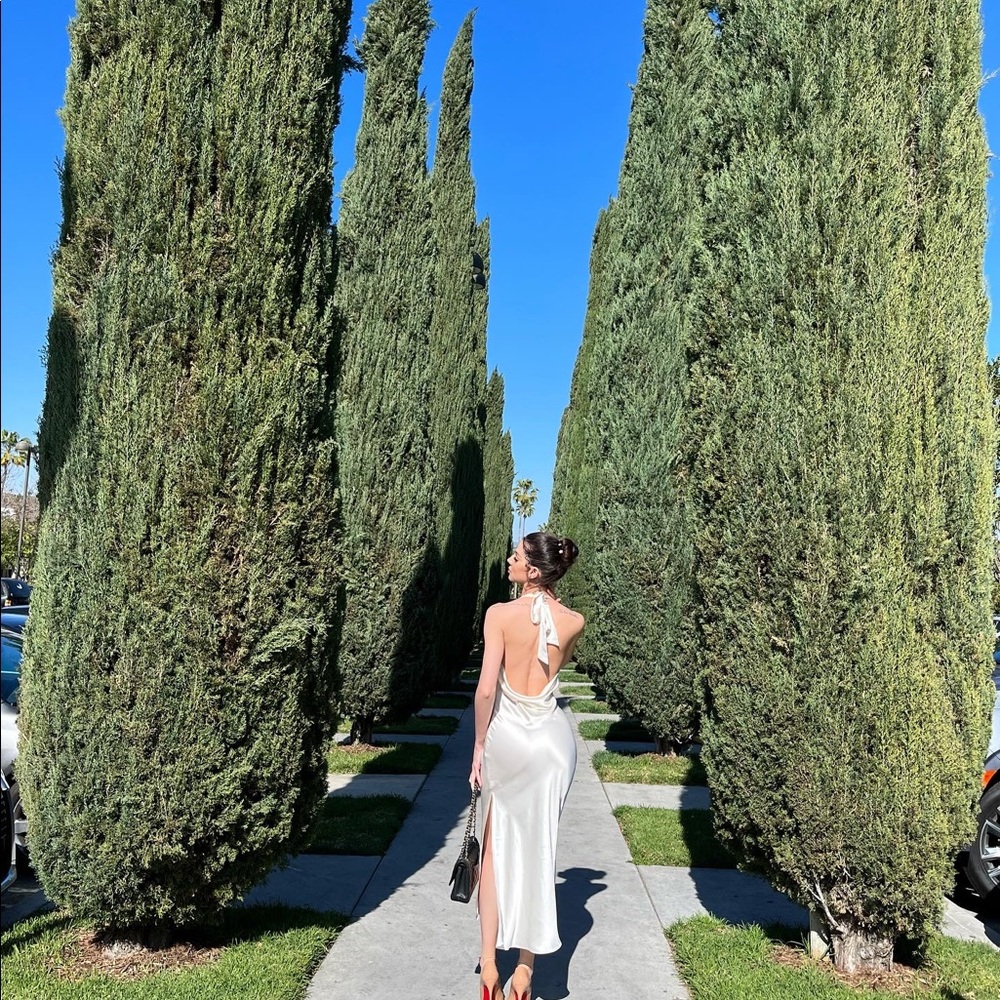 Small satin dress